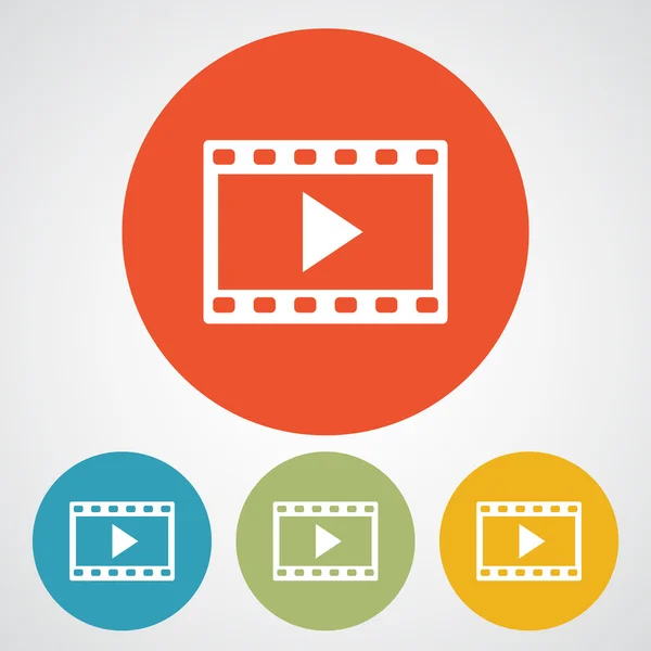 Video pictogram ontwerp — Stockvector