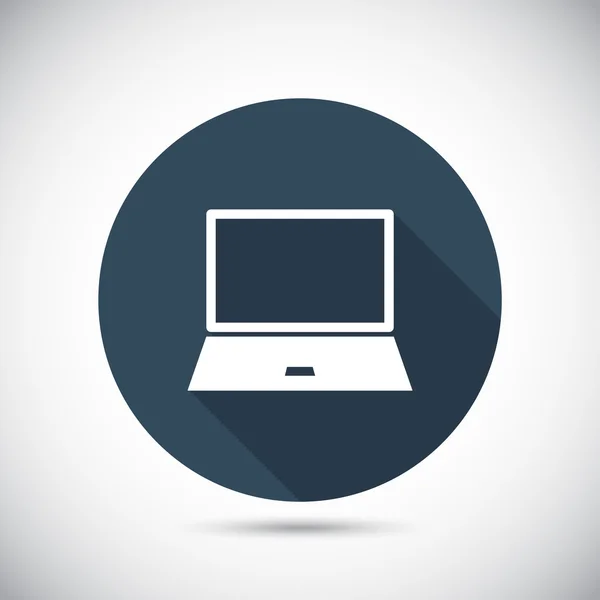 Laptop pictogram ontwerp — Stockvector