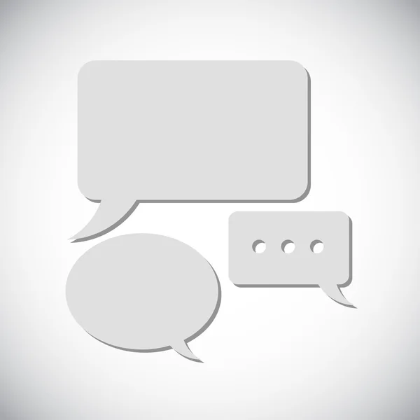 Speech bubble icons — Stock Vector