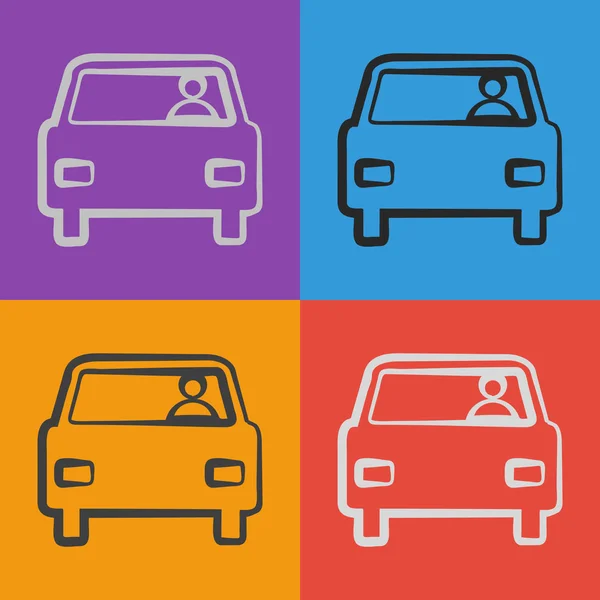 Auto pictogram ontwerp — Stockvector