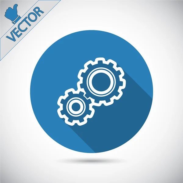 Gear icon illustration. — Stock Vector