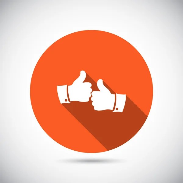 Thumb up icons — Stock Vector