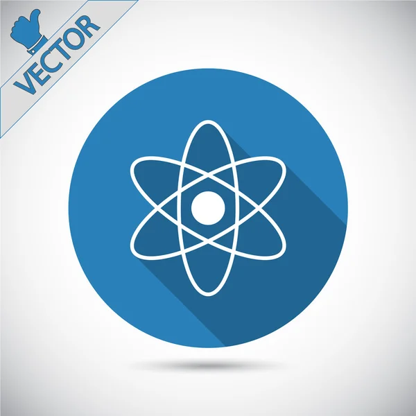 Ikona atomu — Stockový vektor