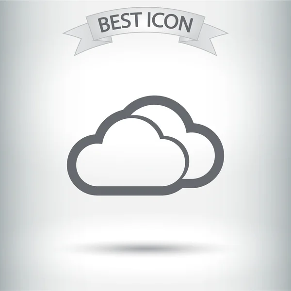 Cloud pictogram — Stockvector