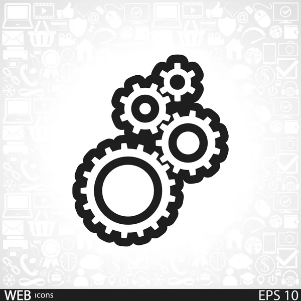 Gear icon — Stock Vector