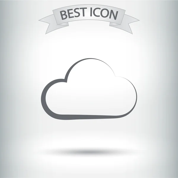 Icono de nube — Vector de stock