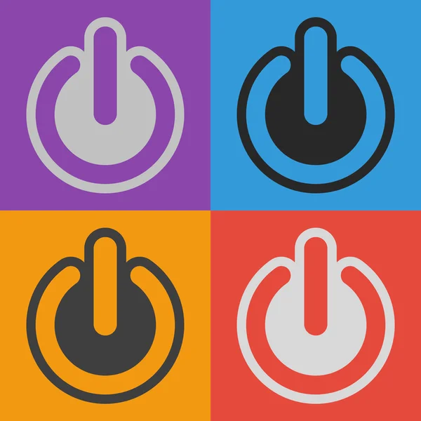 Power-Icon-Design — Stockvektor