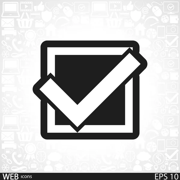 Marca de verificación — Vector de stock