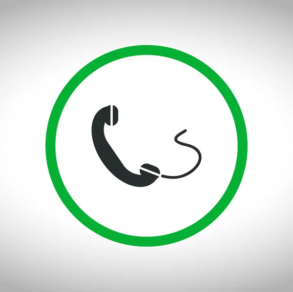 Telefon, płaskie ikona — Wektor stockowy