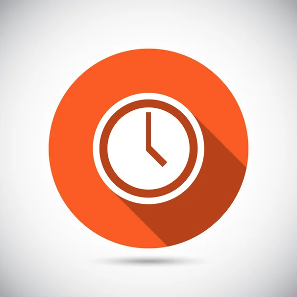 Reloj icono de diseño — Vector de stock