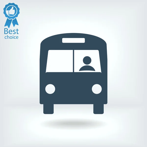 Bus pictogram — Stockvector