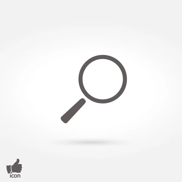 Search icon. Flat design — Stock Vector