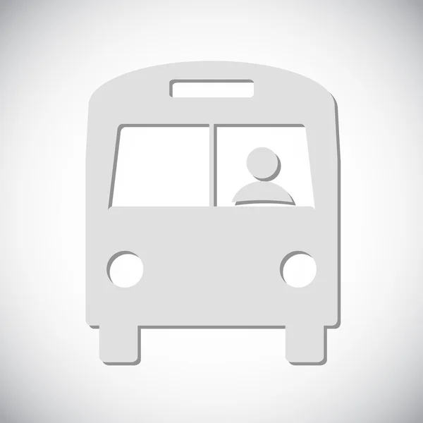 Icono de autobús — Vector de stock