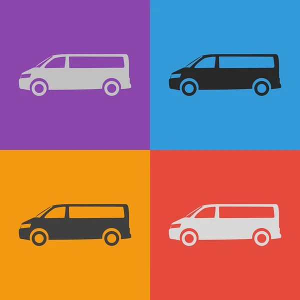 Vrachtwagen Flat Icon — Stockvector