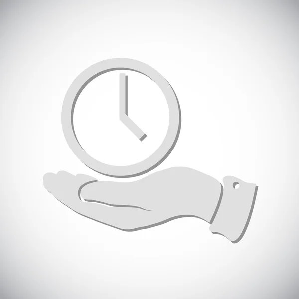 Icono del reloj — Vector de stock