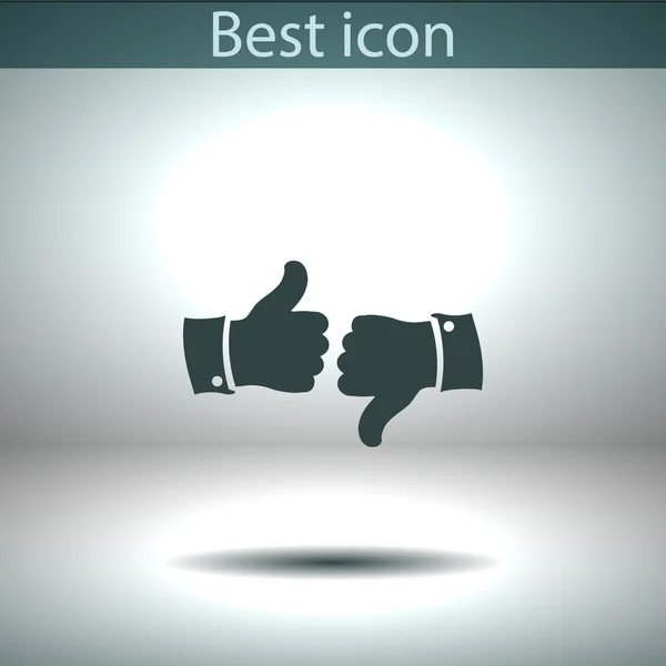 Thumb up icon — Stock Vector