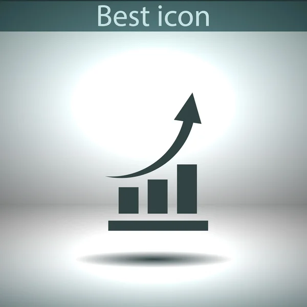Chart icon — Stock Vector