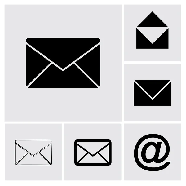 Envelop Mail icon set — Stockvector