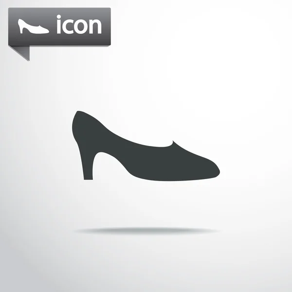 Икона женской обуви — стоковый вектор