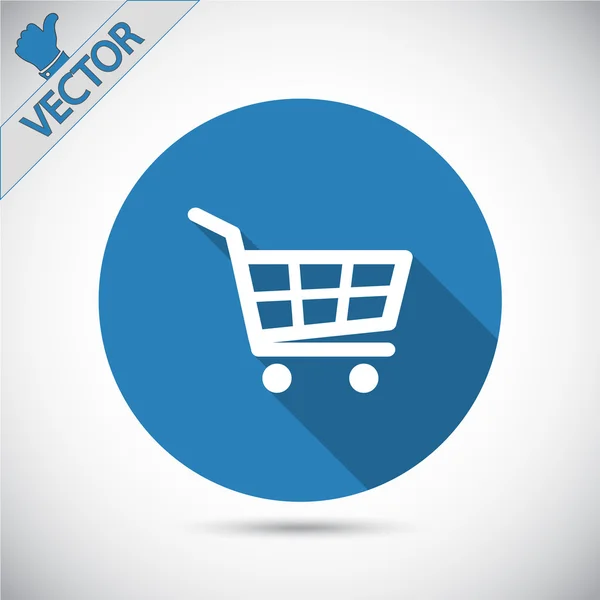 Icono de cesta de compra — Vector de stock