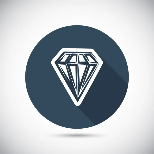 Diamond icon — Stock Vector