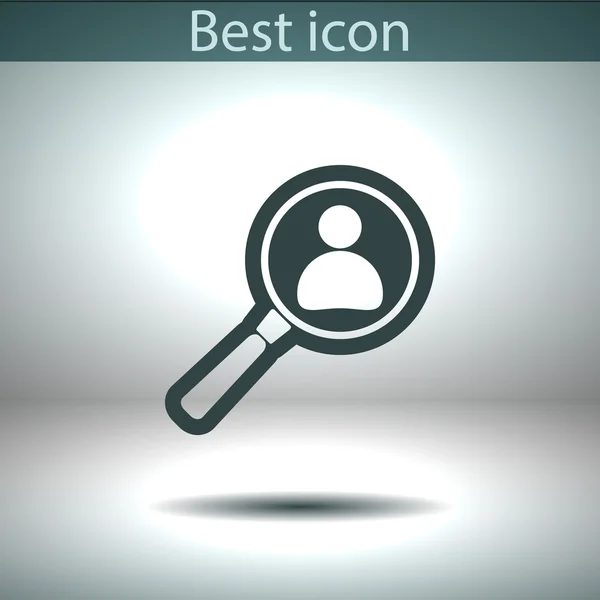 Employee Search icon — Stock Vector