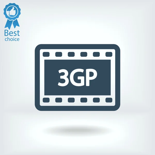 3gp video icon — Stock Vector