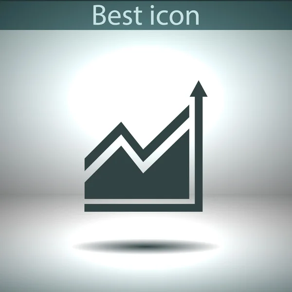 Chart icon — Stock Vector