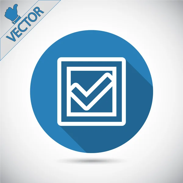 Marca de verificación — Vector de stock