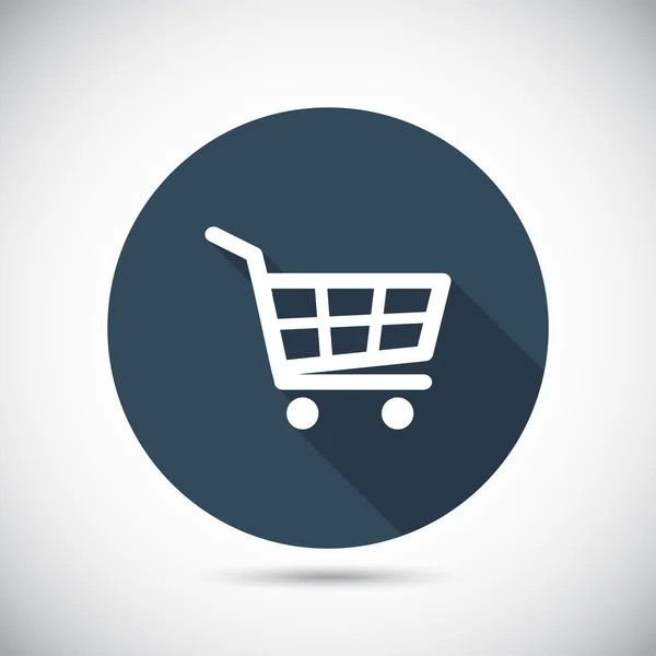 Ícone da cesta de compras — Vetor de Stock