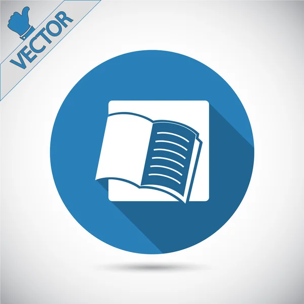 Libro abierto — Vector de stock