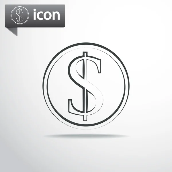 Design icona denaro — Vettoriale Stock