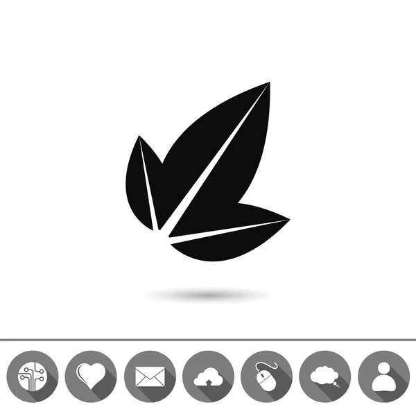 Tree leaves icon — Stock Vector