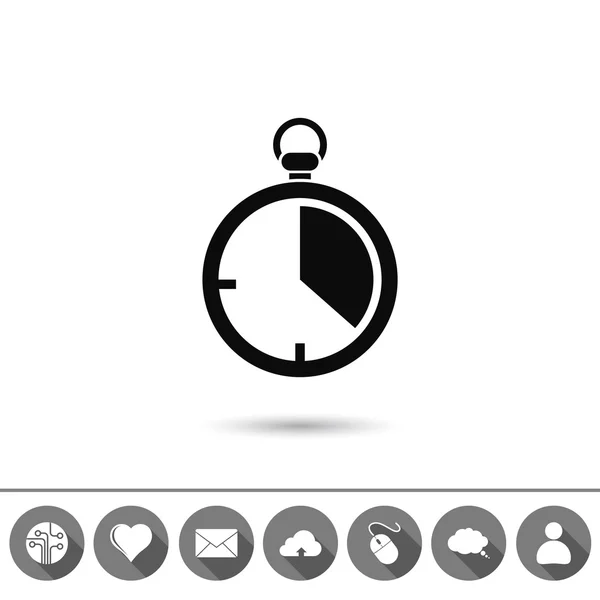 Design ícone cronômetro — Vetor de Stock