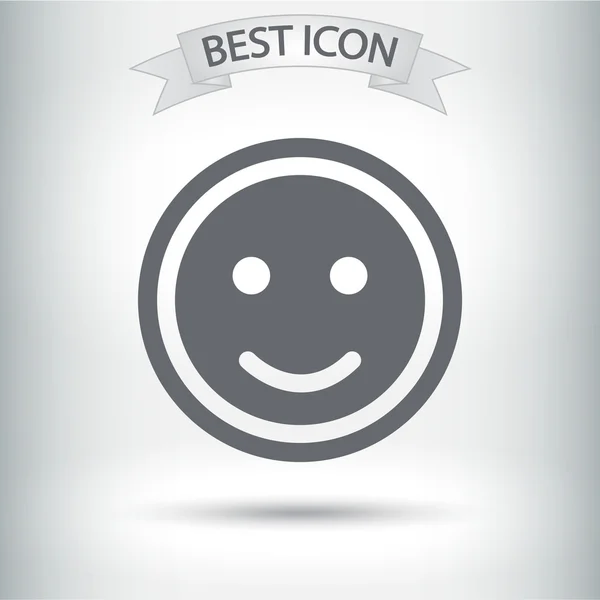 Sonrisa icono de diseño — Vector de stock