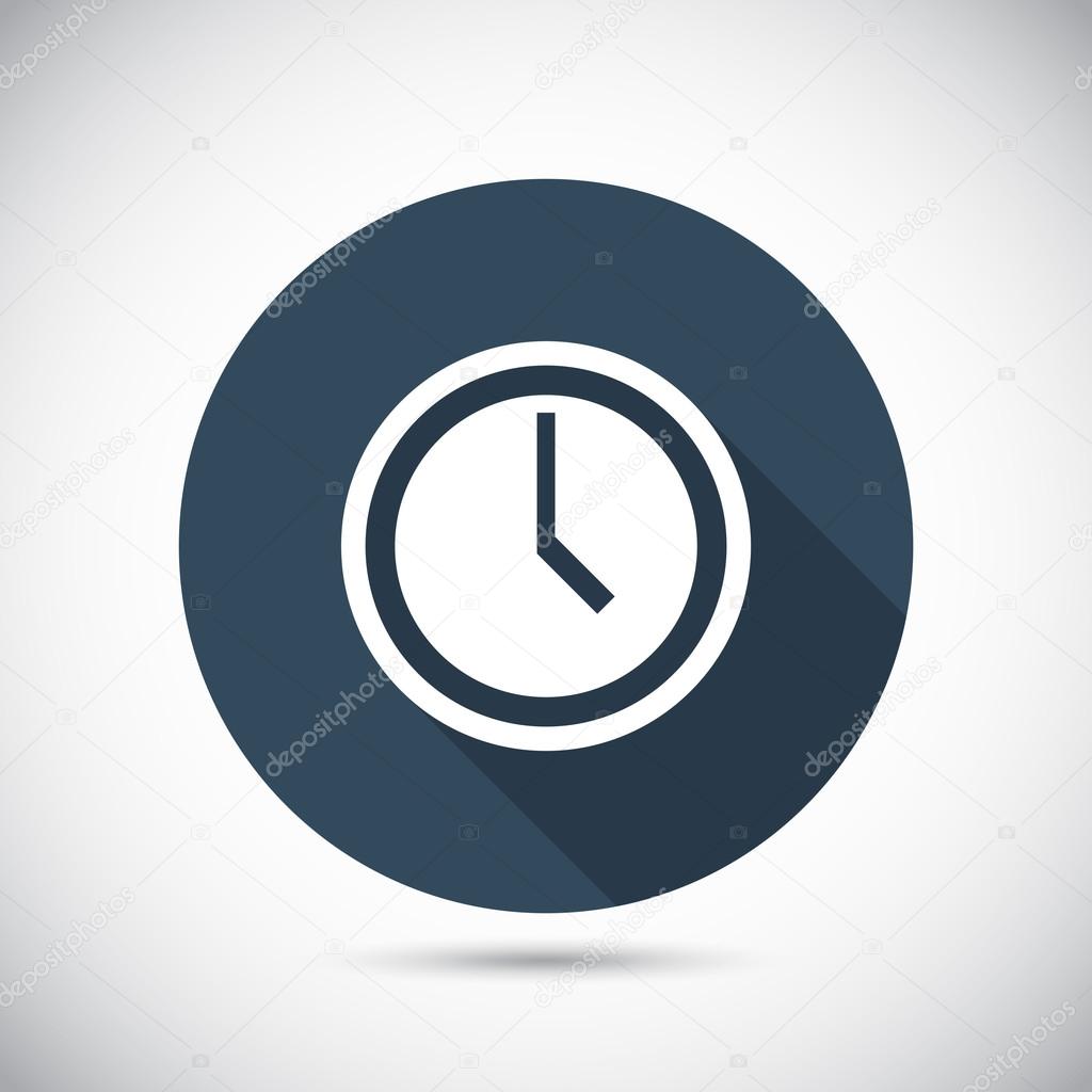 Clock icon design