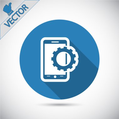 Mobil akıllı telefon simgesi