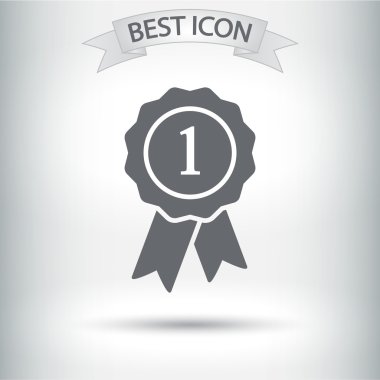 Kurdele simgeli rozet