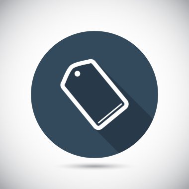 Etiketi simgesi tasarım