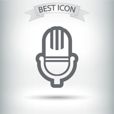 mikrofon simgesi tasarım