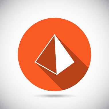 Piramit simgesi tasarım