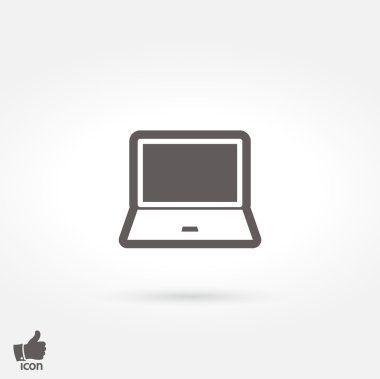 Dizüstü bilgisayar simgesi tasarım