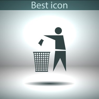 çöp kutusu simgesini