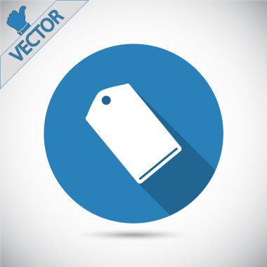 boş fiyat etiketi simgesi