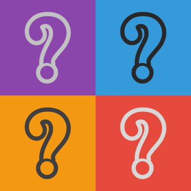 Soru işareti simgesi simgesi