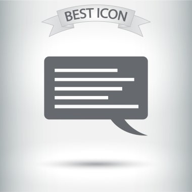 konuşma balonu simgesi