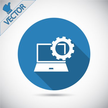 Dizüstü bilgisayar simgesi tasarım