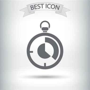 Kronometre simgesi tasarım