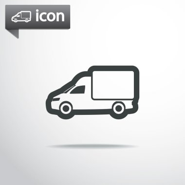 Kamyon simgesi tasarım