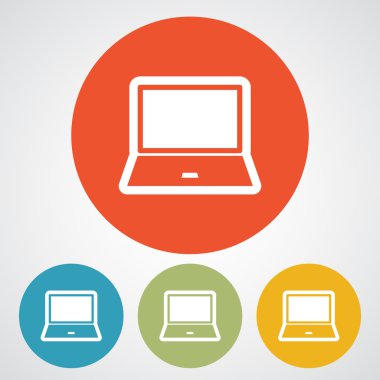 Dizüstü bilgisayar simgesi tasarım